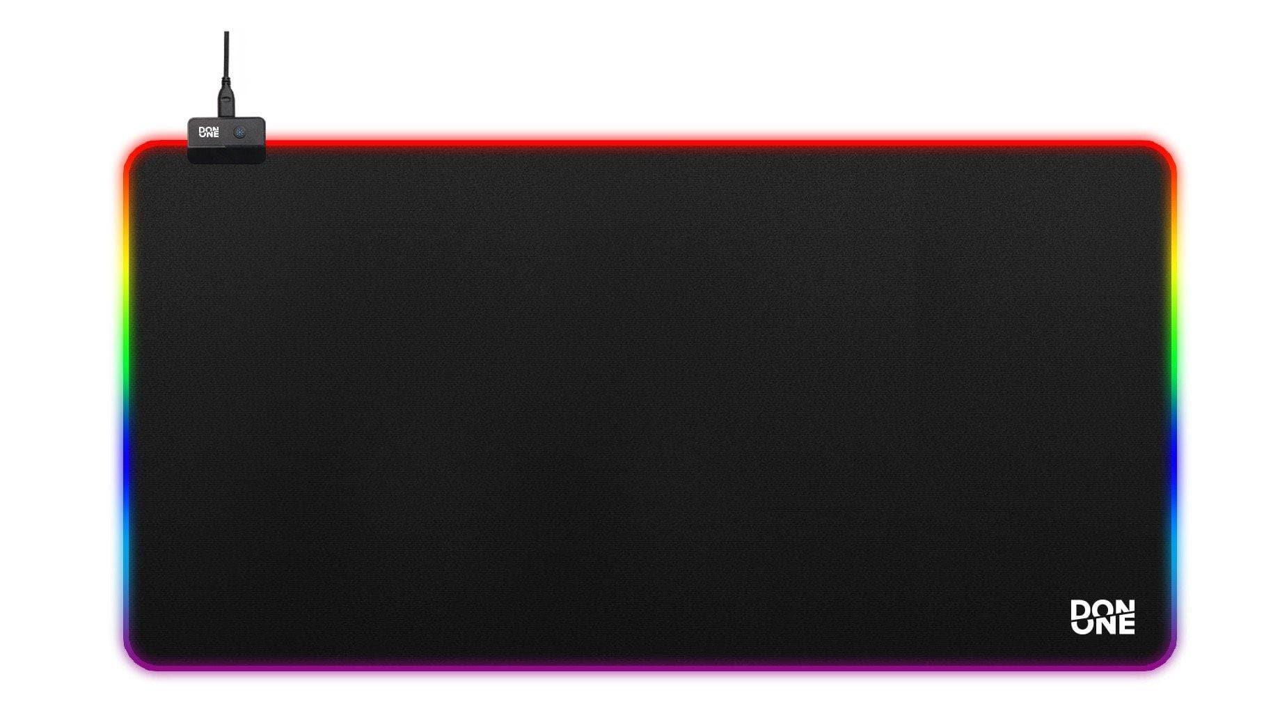 DON ONE MP1200 RGB gaming musemåtte i kæmpe XXL med lysende LED-kanter