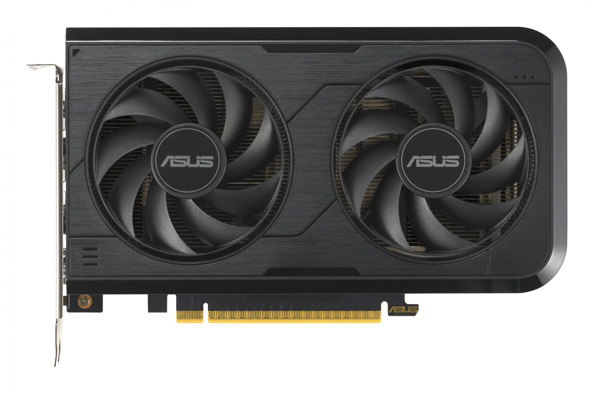 ASUS GeForce RTX 5050 DUAL OC grafikkort med to blæsere i sort