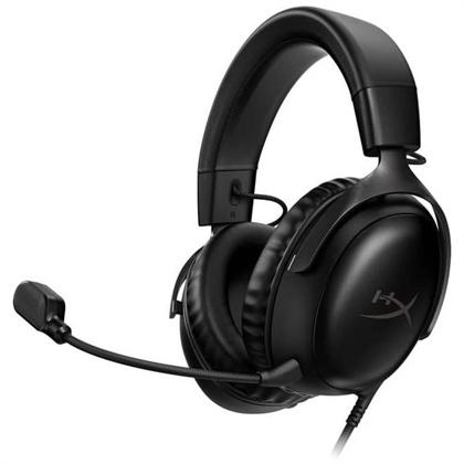 HyperX Cloud III kablet gaming headset i sort med memory foam-puder
