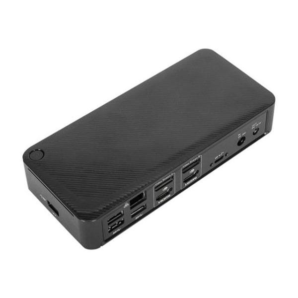 Targus USB-C Universal DV4K dockingstation med flere videoudgange set forfra