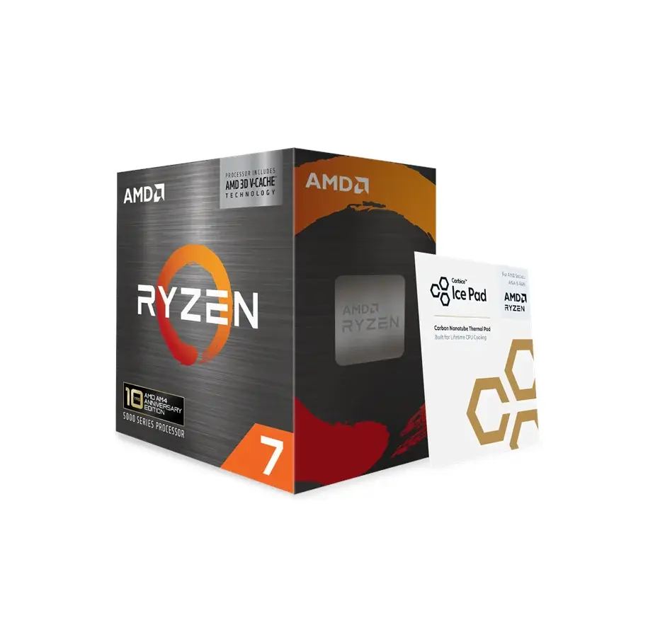 AMD Ryzen 7 5800X3D processor i jubilæumsemballage