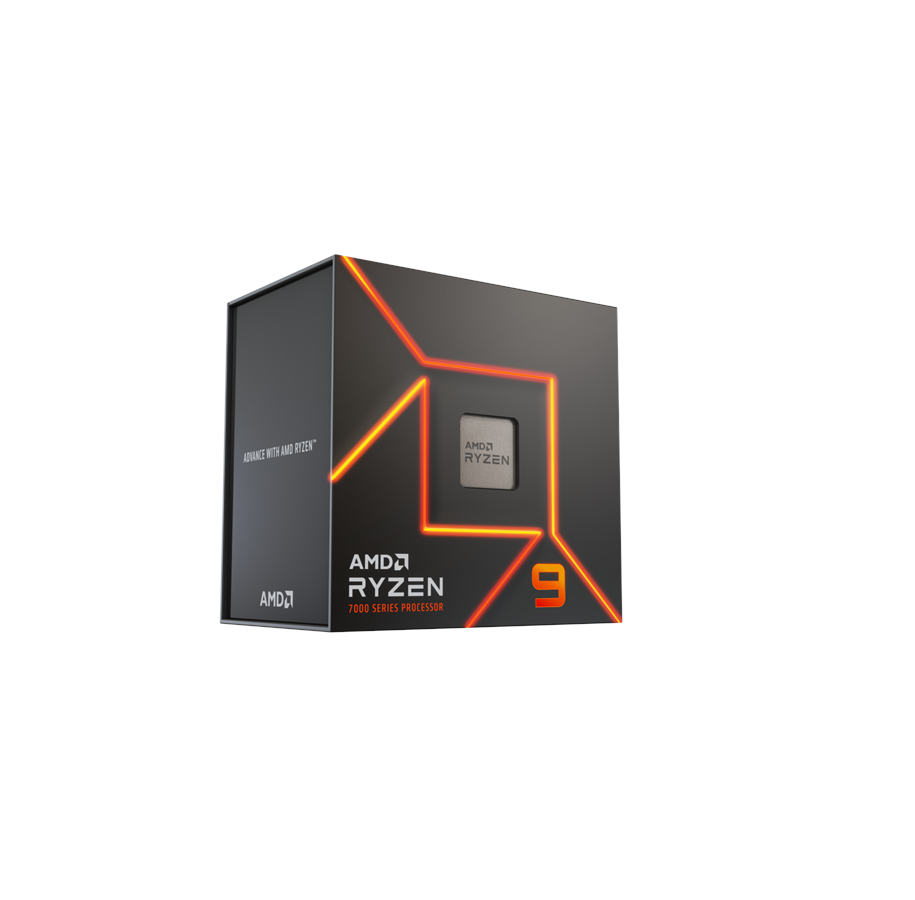 AMD Ryzen 9 7900X processor i emballage