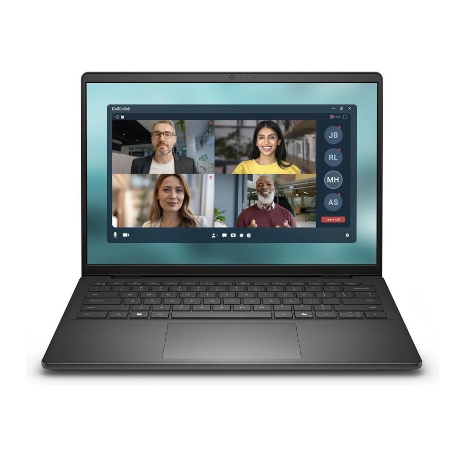 Dell Pro 14 Essential bærbar computer, opslået set forfra