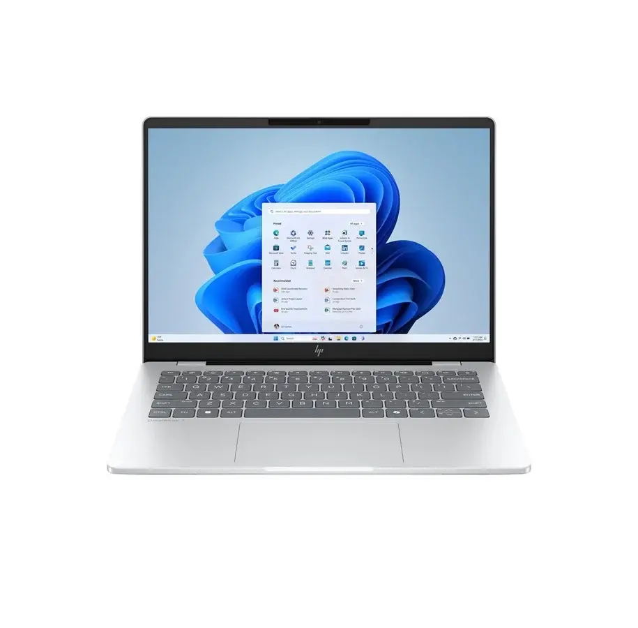 HP OmniBook 7 AI 14 tommer OLED bærbar i sølv
