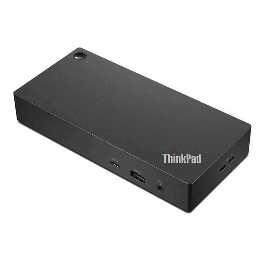 Lenovo Universal USB-C Dock med HDMI og to DisplayPort set forfra